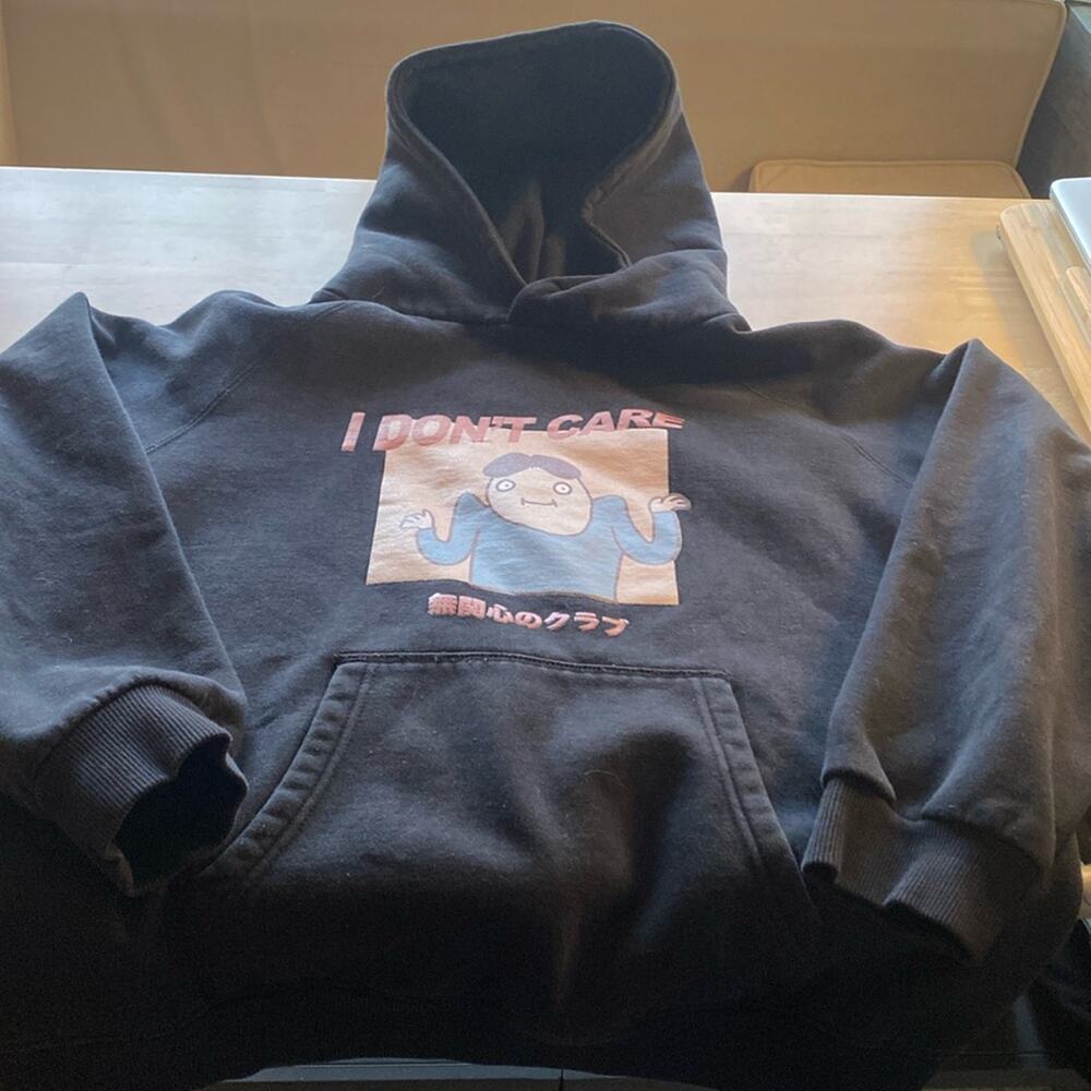 PROD Bldg “I don’t care” hoodie